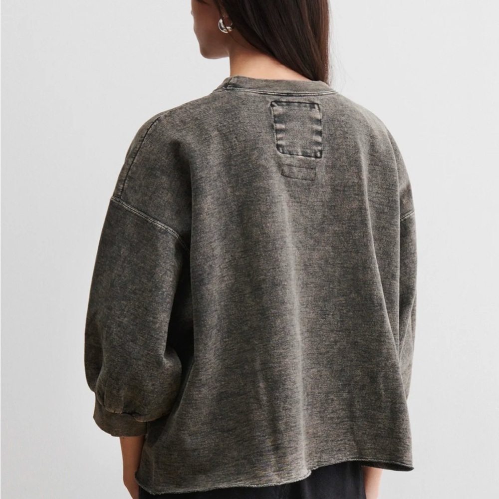 Rachel Comey Fond Sweatshirt - Acid Wash Smokey Hazelnut XS/S
